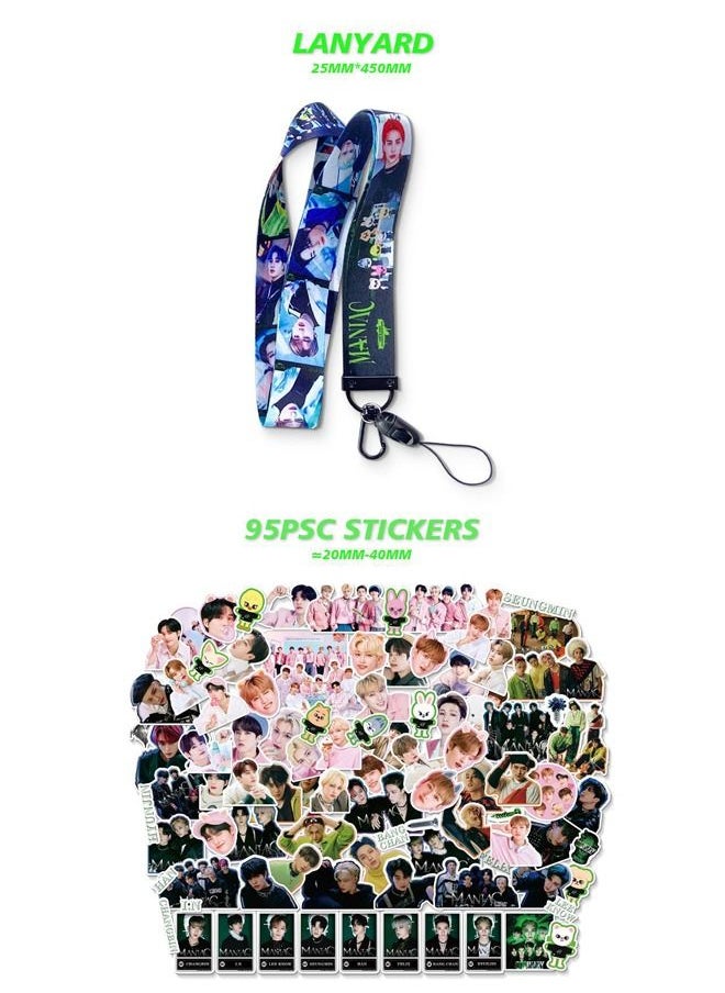 Generic Stray Kids 2nd Generation Gift Box With Lomo Cards, Acrylic Stand, Hand Account Tape, Keychain, Lanyard, Stickers, Photo Card  - Image 5