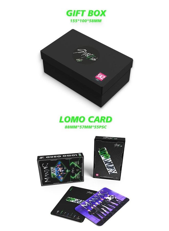 Generic Stray Kids 2nd Generation Gift Box With Lomo Cards, Acrylic Stand, Hand Account Tape, Keychain, Lanyard, Stickers, Photo Card  - Image 2