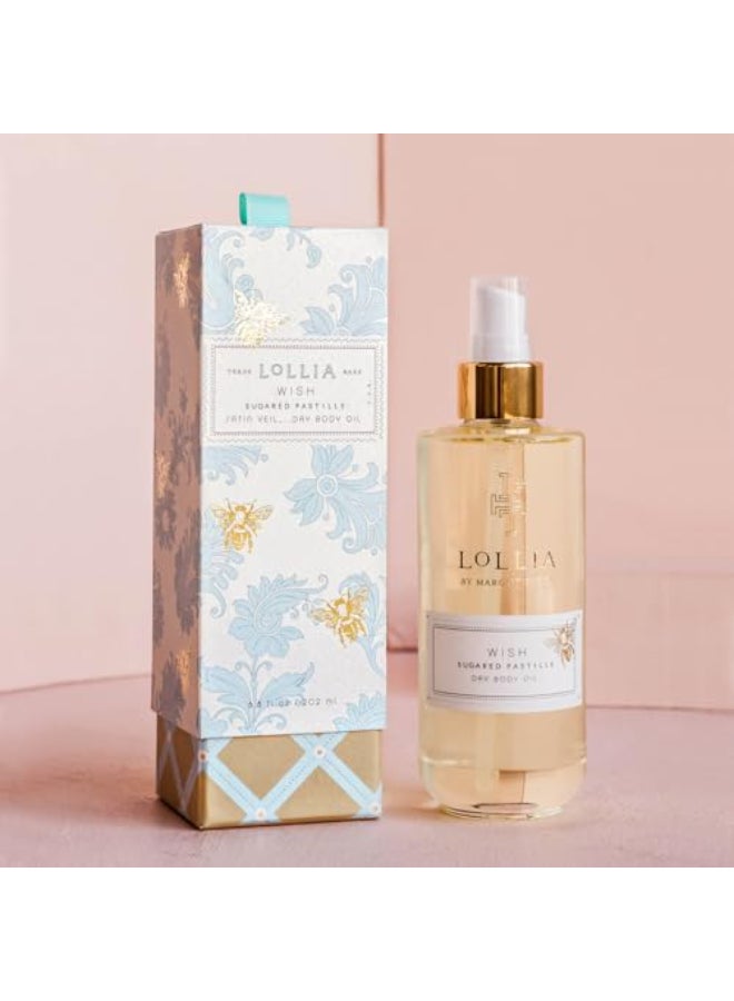 LOLLIA Wish Dry Body Oil 68 Fl Oz Sugared Pastille Womens Scented Moisturizing Dry Body Oil for Women For All Skin Types - Image 3