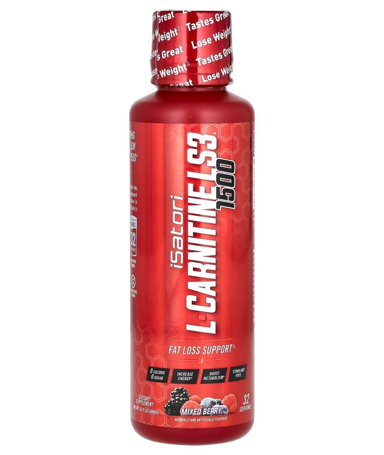 iSatori L-Carnitine LS3 1500 Mixed Berry 16 fl oz (480 ml)