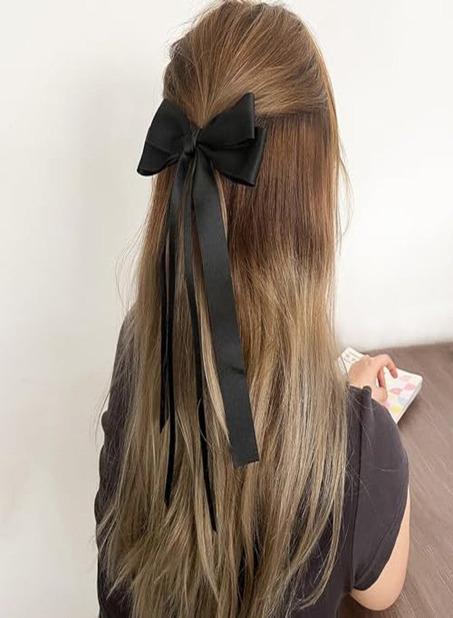 CHIROGRAPHY 8 PCS Hair Bows Clips for Women and Girls | Stylish Bow Knot Hair Clips with Non-Slip Claw Hairpins | Multicolor Hair Accessories for Thick and Thin Hairs | - Image 5