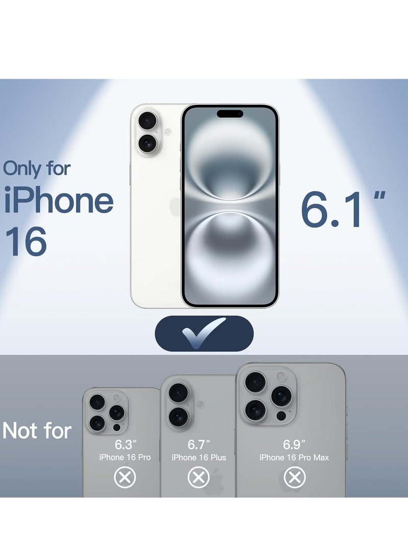 ELTRAZONE Ultra Slim Matte White Case for iPhone 16 (6.1") – Lightweight, Minimalist Design with Full Camera Lens Protection - Image 2