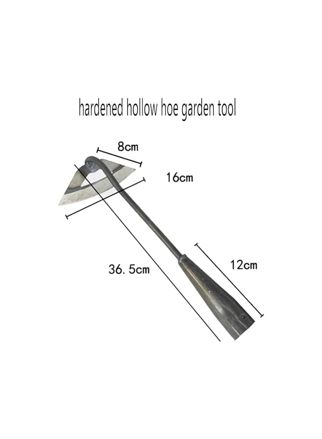PROMASS بروماس 2 قطع مجرفة فولاذية صلبة مجوفة، مجارف حديقة للزراعة، مجرفة مجوفة للحدائق، أداة حديقة مجرفة، مجرفة حديقة لزراعة الأعشاب الضارة، التخفيف، زراعة المزارع - Image 2