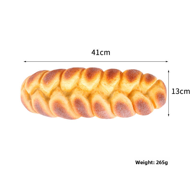 Realistic Caterpillar Bread Cake Model Large Soft Bread 