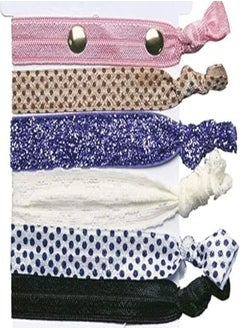 TITANIA Titania Hair Ties - 6 Pieces -7845 