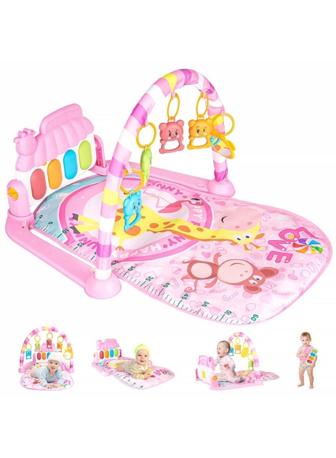 Baby Activity Play Mat with Music and Linkable Toys - Image 1