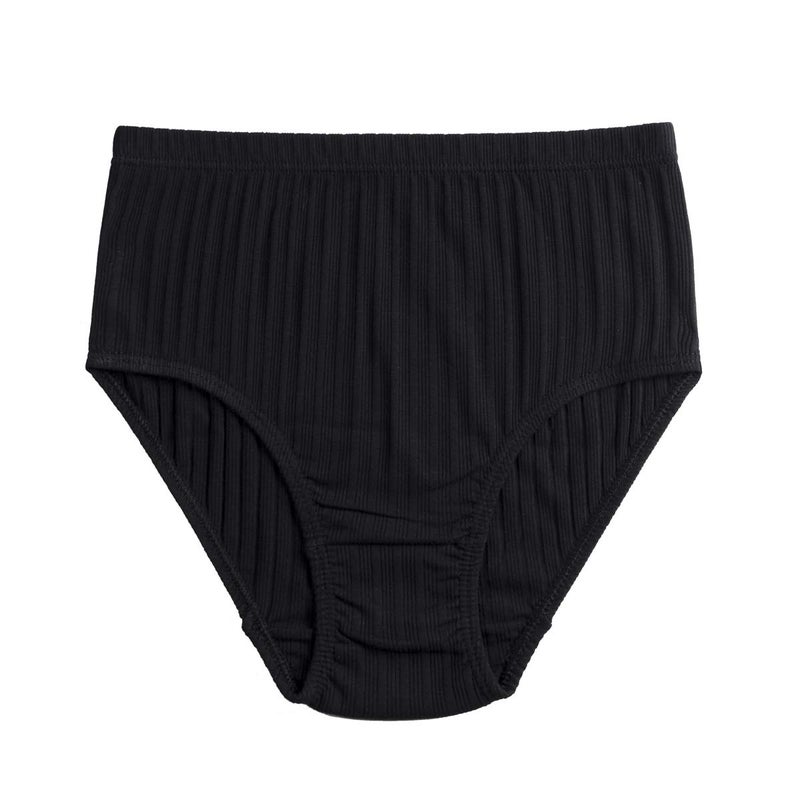 KNITLORD Women's Plus Size Underwear Cotton 6 Pack Comfort Briefs Panties (4XL, Black 6pk) - Image 5