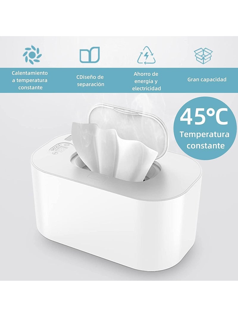 Baby Wipes Warmer, Even Heating, Quiet and Large Capacity for Travel