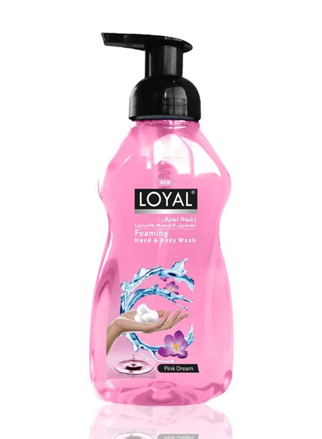loyal Foaming Hand Wash & Body Wash, Pink Dream, 500ml - Image 1