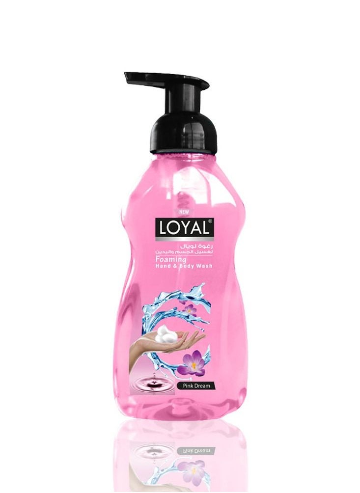 loyal Foaming Hand Wash & Body Wash, Pink Dream, 500ml  - Image 1