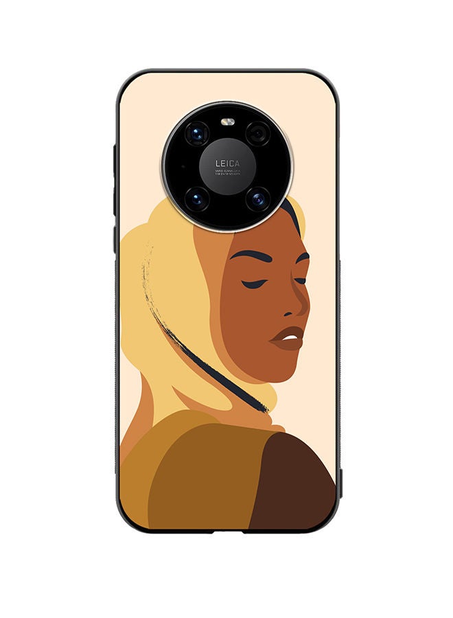 VR CREATIVE Protective Case Cover For Huawei Mate 40 Cartoon Woman Shape Design Multicolour - Image 1