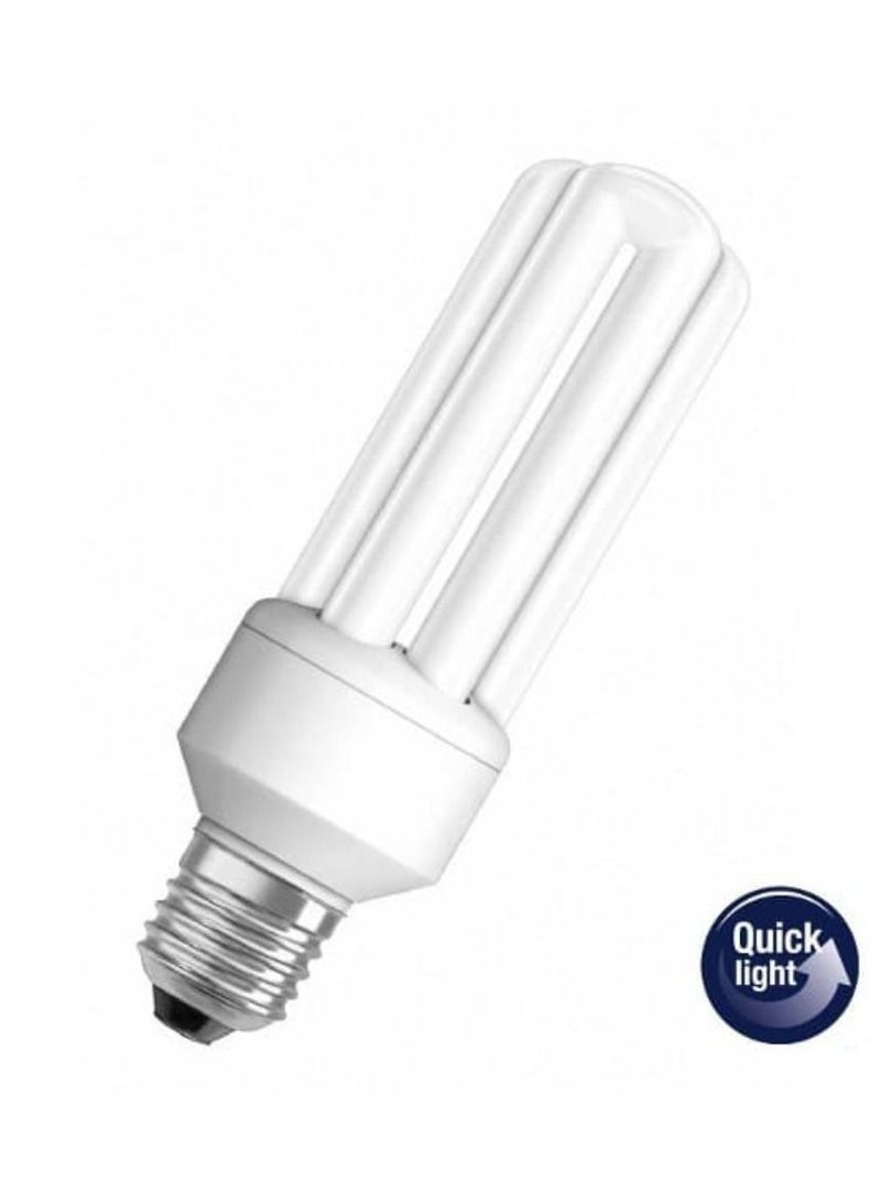 OSRAM OSRAM DULUX STAR E27 Cool Daylight 20W 865 ESMA APPROVED Compact fluorescent integrated, stick shape - Pack of 20 - Image 3