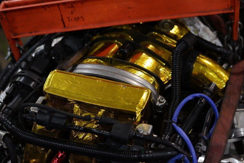 ديزاين إنجينيرنغ ورقة عاكسة للحرارة العالية من نوع Reflect-A-GOLD مع دعامة لاصقة من تصميم الهندسة 010392، مقاس 12 × 24 بوصة - Image 3