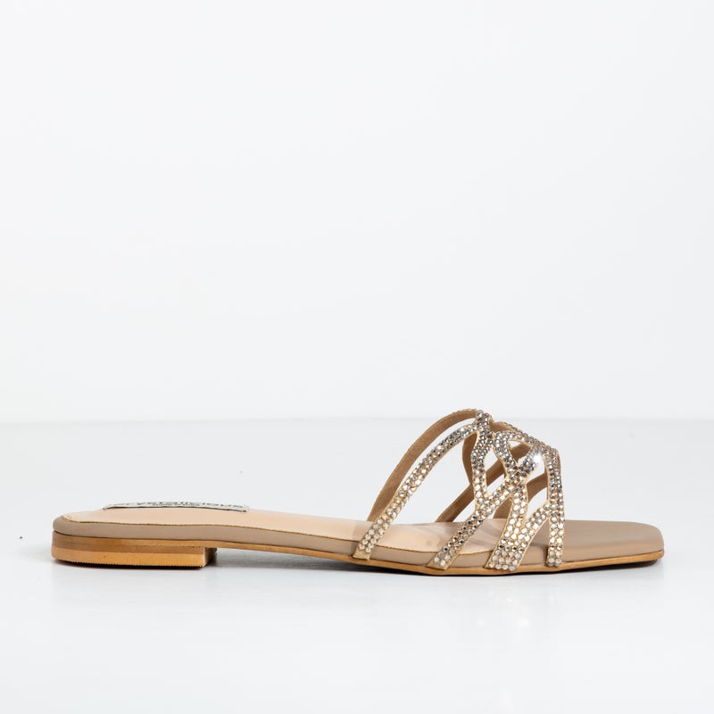 Crystalicious Denish Luxurious Rhinestones Sandals Handcrafted by Artisans Effortless Glamour for Every Occasion - Image 4