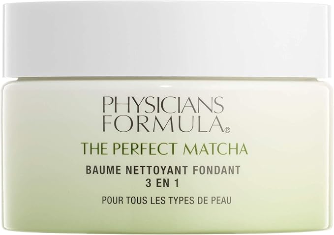 Physicians Formula Inc The Ideal Matcha 3in1 Melting Cleansing Balm UltraGentle Makeup Cleanser Antioxidant Formula with Matcha Green Tea Bamboo Shoot and Lotus Extract - Image 1