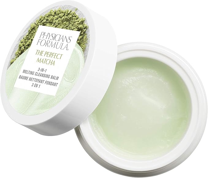 Physicians Formula Inc The Ideal Matcha 3in1 Melting Cleansing Balm UltraGentle Makeup Cleanser Antioxidant Formula with Matcha Green Tea Bamboo Shoot and Lotus Extract - Image 2