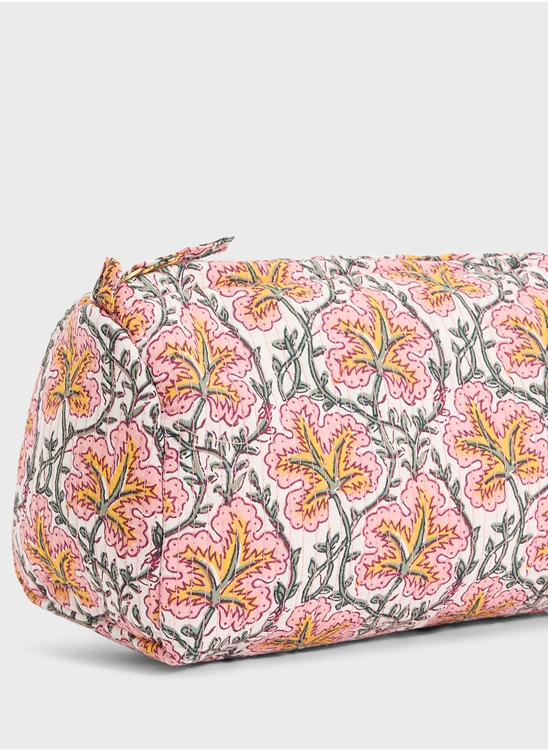MANGO Textured Cotton Cosmetic Bag  - Image 4