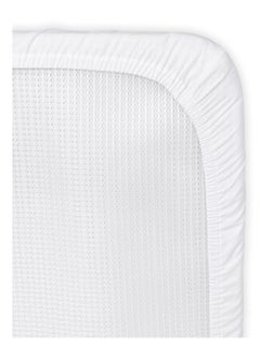 NINI Nini Baby 3-Piece Bassinet Bedding Set, Royal White, Soft Cotton, Includes 2 Fitted Sheets & 1 Reversible Plush Comforter, Fits Bassinet Size Up to 50x80 cm  - Image 5