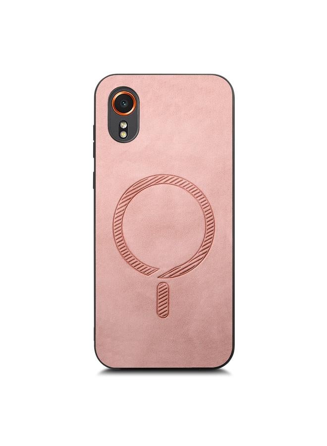 اس-توب جراب لهاتف Samsung Galaxy XCover 7 بلون سادة وغطاء خلفي من البولي يوريثان Magsafe Retro - Image 3