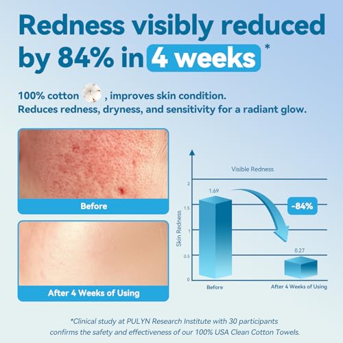 Winner منشفة وجه قطنية من وينر، 100% مصنوعة من مواد حيوية معتمدة من وزارة الزراعة الأمريكية، منشفة وجه قابلة للتخلص XL، خالية من الروائح، مناديل إزالة مكياج فائقة النعومة للبشرة الحساسة، قابلة للتحلل، 100 قطعة، عبوة واحدة - Image 2