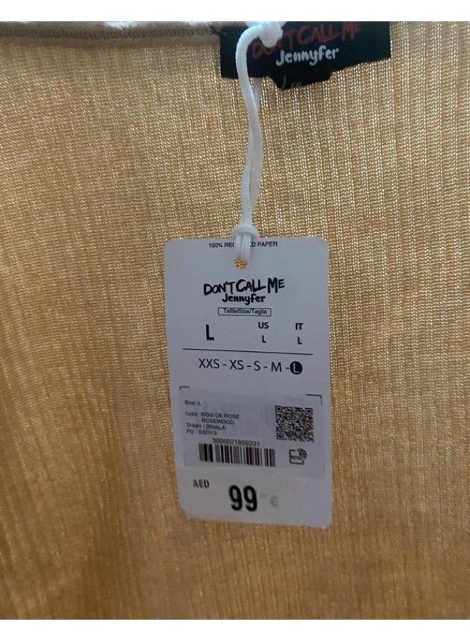 Don't Call Me Jennyfer Women's Ribbed Tie-Front Crop Cardigan - Image 4