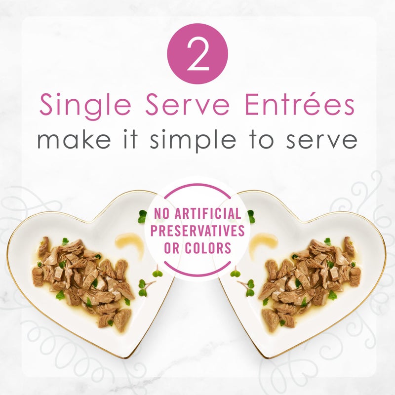 Fancy Feast Purina Fancy Feast Petites Seared Salmon Entree With Spinach in Gravy Gourmet Wet Cat Food - (Pack of 12) 2.8 oz. Tubs - Image 3