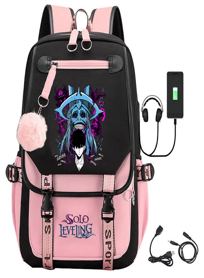 Solo leveling Children Bag Sackpack Backpack Laptop Sports Bags Fashion for  Kids