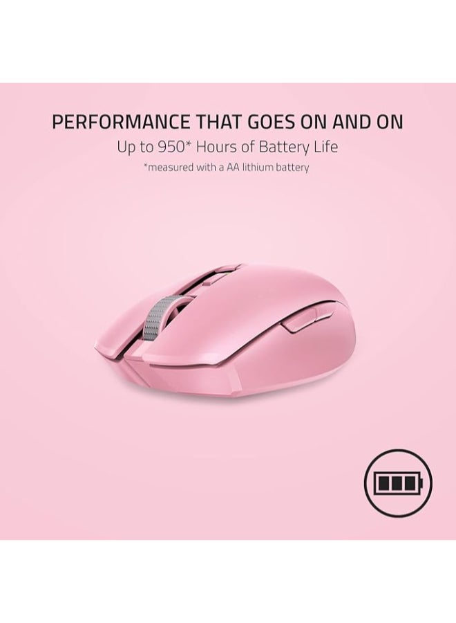 Razer Orochi V2 Mobile Wireless Gaming Mouse - 5G Advanced 18K DPI Optical Sensor, Mechanical Mouse Switches, 2 Wireless Modes, Ultra-Lightweight, up to 950hrs Battery Life - Quartz Pink | RZ01-03731200-R3G1 - Image 4
