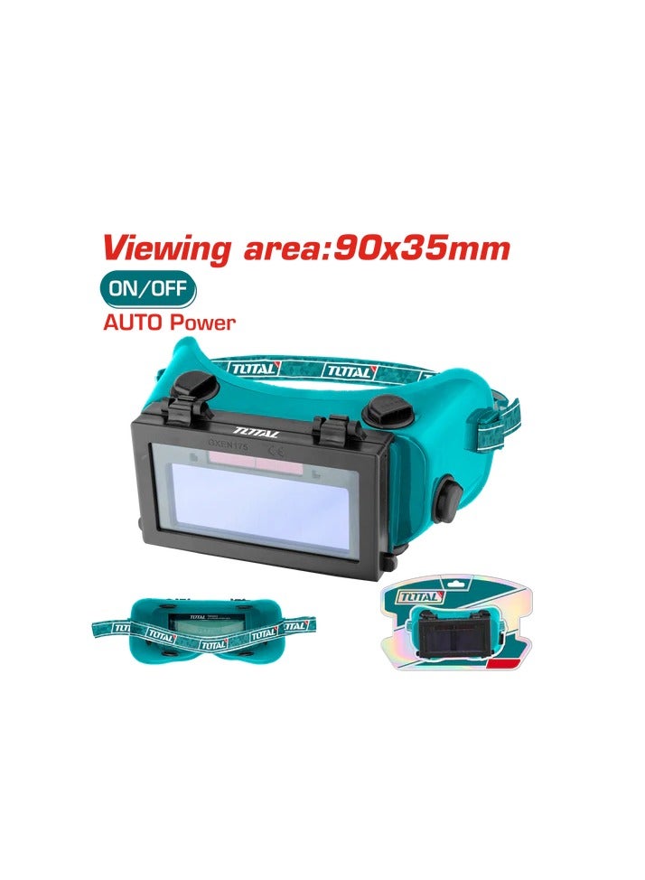 Total tools Auto-darkening welding goggle 90x35mm DIN 11 - TSP9403