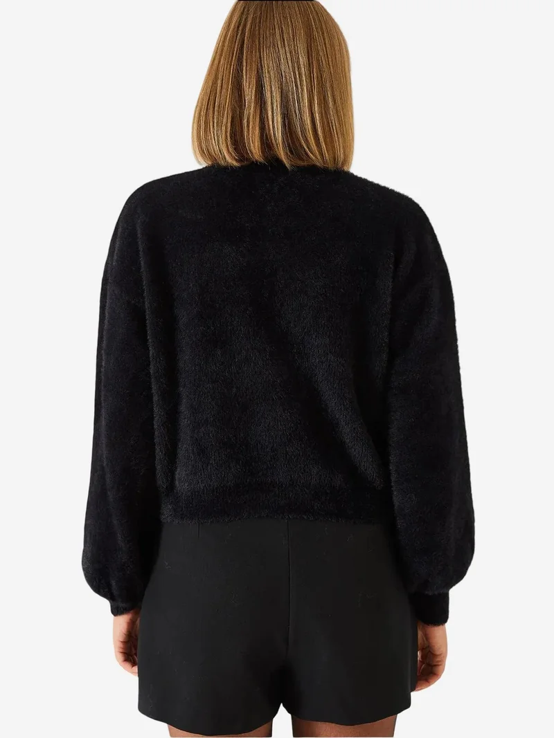 Bianco Lucci LUCCI Buttoned Cardigan