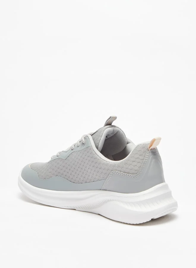 Kappa Womens Textured Lace-Up Sports Shoes