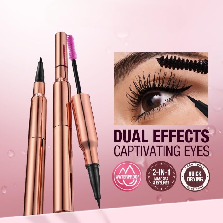 VBA 2 In 1 Charming Waterproof Sketch Eye Eyeliner & Mascara - Image 3