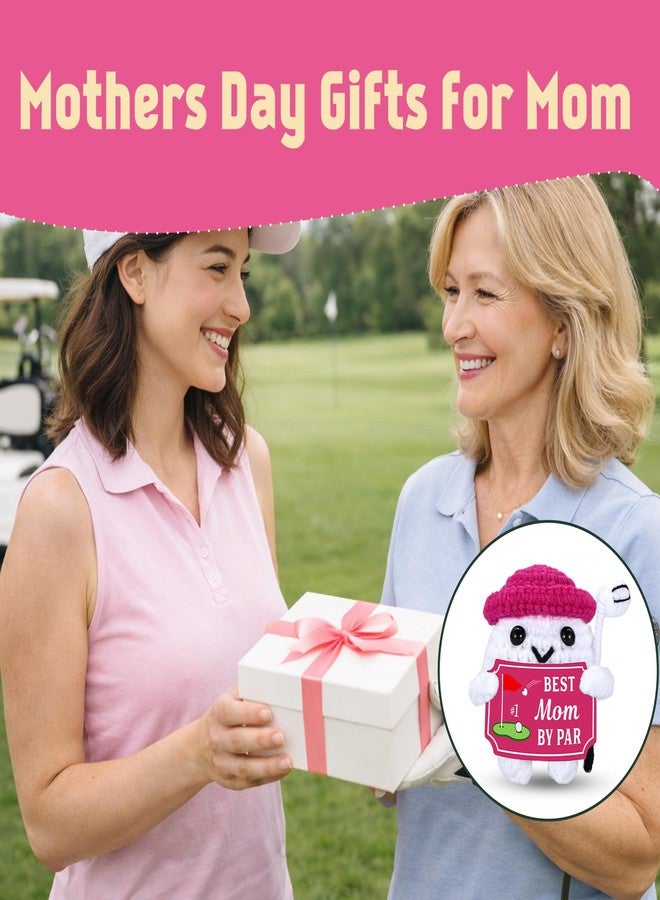 Fleure Esme Gifts for Mom Mothers Day Golf Crochet for Women Golf Lover Gifts Handmade Crochet Doll Best Mom by Par Cute Unique Gift for Mum Wife Grandma Birthday Christmas New Mum First Mothers Day - Image 5