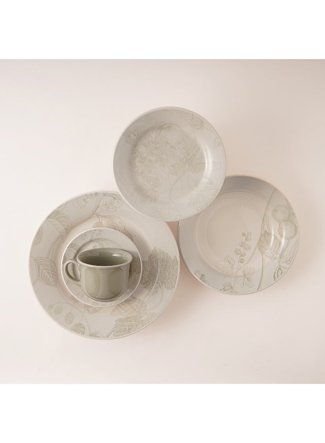 ريو طقم سفرة بورسلين 20 قطعة بنقوش الفاكهة - Image 1