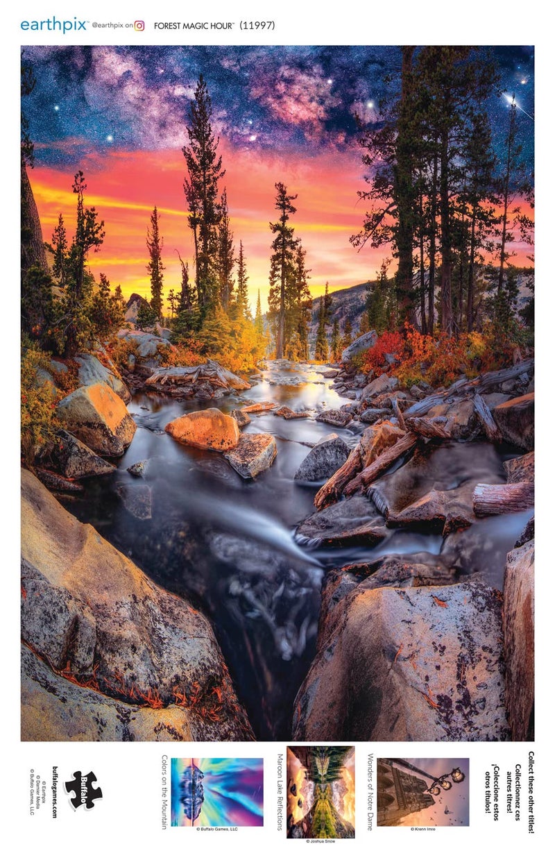 Buffalo Games - Earthpix - Forest Magic Hour - 1000 Piece Jigsaw Puzzle for Adults -Challenging Puzzle Perfect for Game Nights - Finished Size is 26.75 x 19.75 - Image 5