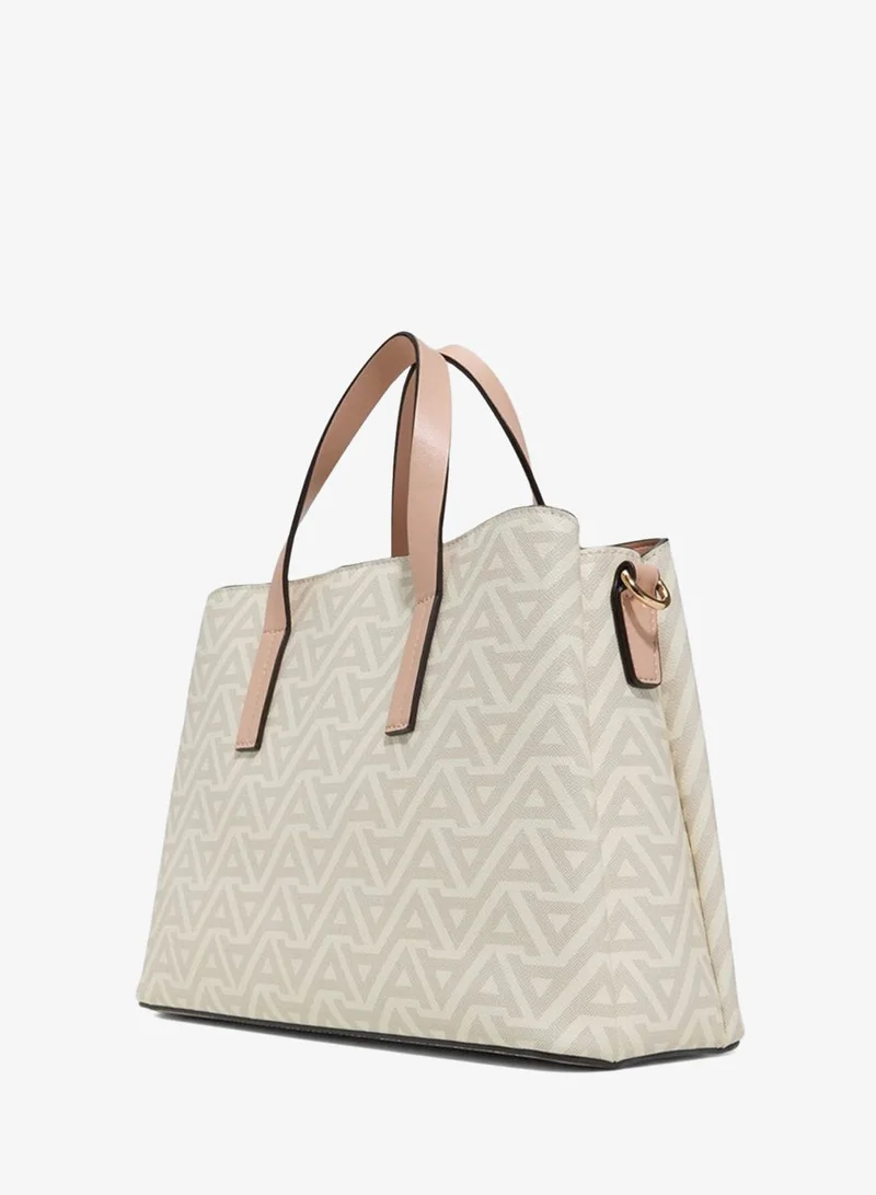 ALDO MAELIA Textured Satchel Bag