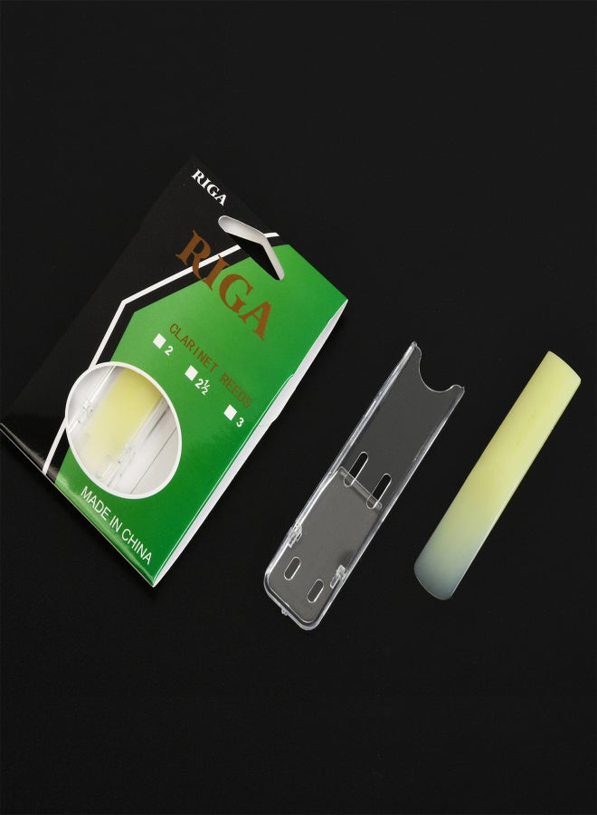 RIGA 3pcs Clarinet Resin Reeds Synthetic Resin Reeds Part Replacement for Clarinet Accessories Strength 2.5 - Image 5