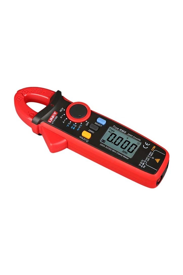 UniT UNI-T UT210 Series True RMS Digital Clamp Meter AC/DC Voltage Tester with ohm, Capacitance Measurement (UT210D) - Image 1