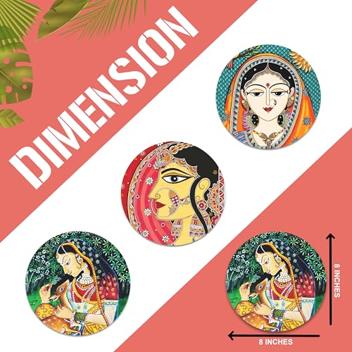 Rousrie Home Décor Wall Hangings For Living Room | Wall Hanging Decorative Items | Decoration Items For Home | Waterproof Film (Color 6) - Image 4
