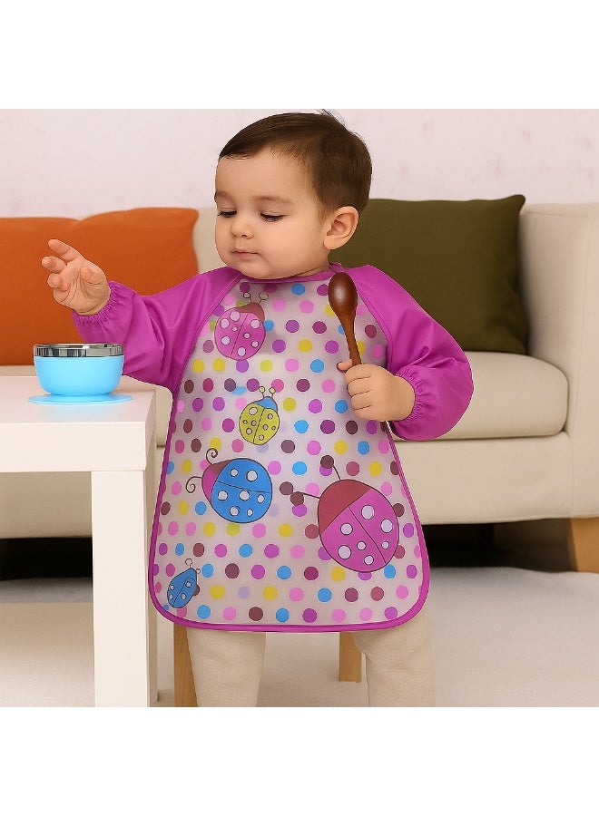 مريلة أطفال مقاومة للماء مع جيب - Image 1