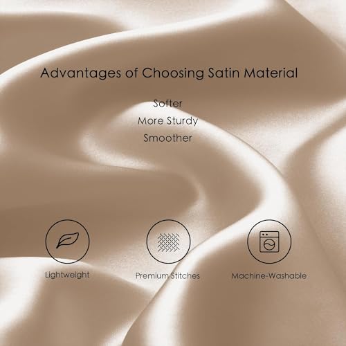 Filloxy Plain Silky Shine Satin Solid Fabric Material for Fashion Design Stitching Multiple Use Includes Dress, Pillow Cover, Designer Cloths, Home Decor Material - 44" Hight (CREAME, 2 Meter) - Image 5