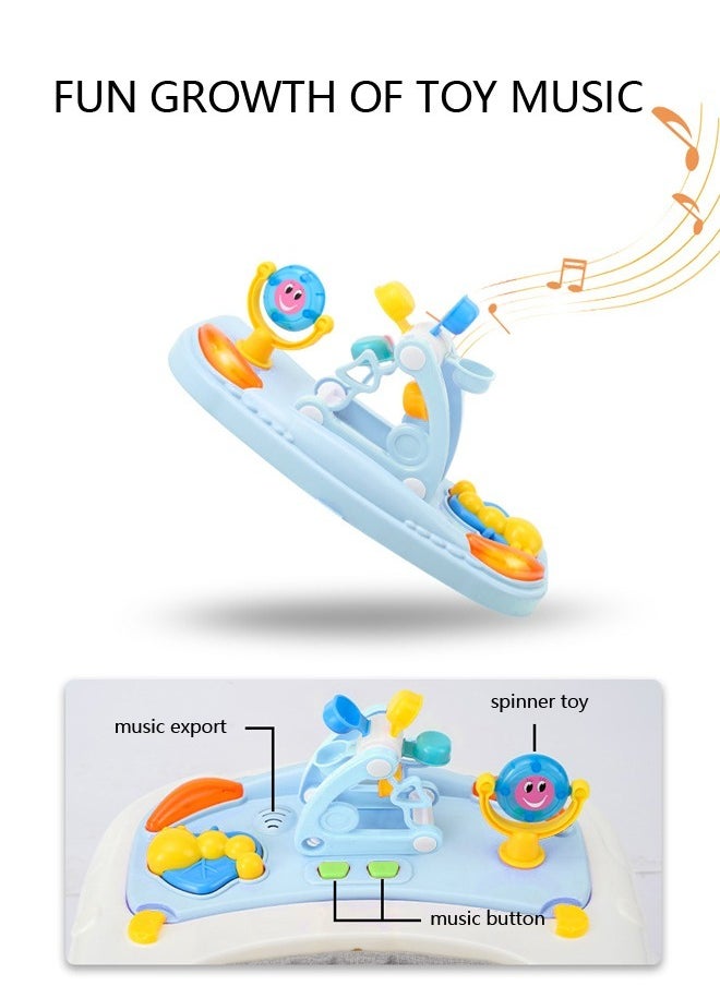 Multi-Use Foldable Baby Walker, Height Adjustable Baby Musical Walker, Anti-O-Leg Rollover Baby Walker, With Music Box, Long And Short Push Handle, And Foot Pad, For Boys and Girls Aged 6-18 Months - pzsku/ZC8FB7FDB56EE761C1C9AZ/45/_/1734337294/de90b66c-fa67-48bf-b93c-46cca5d42ac0