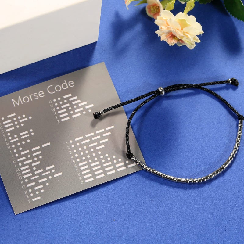 ASELFAD Always In My Heart Morse Code Bracelet for Women,Birthday Gifts for Her,Mom,Wife,Girlfriend,Daughter - Image 2