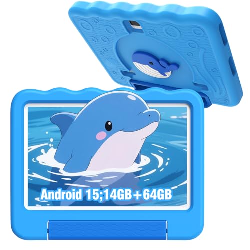 YosaToo Kids Tablet 10'' Android 15 Tablet for Kids 14(6+8)GB 64GB Octa-Core CPU, Toddler Tablets with Lots of Offline Content Parental Control, Tablets for Toddlers with Case Youtube WiFi 6 2MP 5MP Camera - Image 1