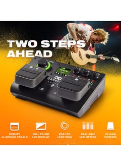 SHEERAN LOOPER + Dual Track Pedal for Guitar, Bass, Keyboard, Vocals and more, with 128 loops storage, 4 Looping Modes, LED Screen and Audio interface - pzsku/ZC8FBB713910157ABC7FDZ/45/_/1710307630/3a70ffaf-efdc-4884-883f-62242b8311a3