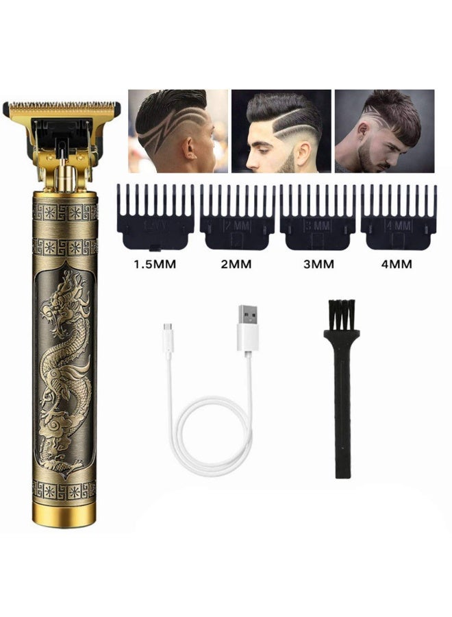 Professional Men Hair Trimmers, Zero Gapped Cordless Hair Trimmer, Rechargeable T-Blade Haircut & Grooming Kit Line Up Edgers Clippers for Men Home Use - Image 1