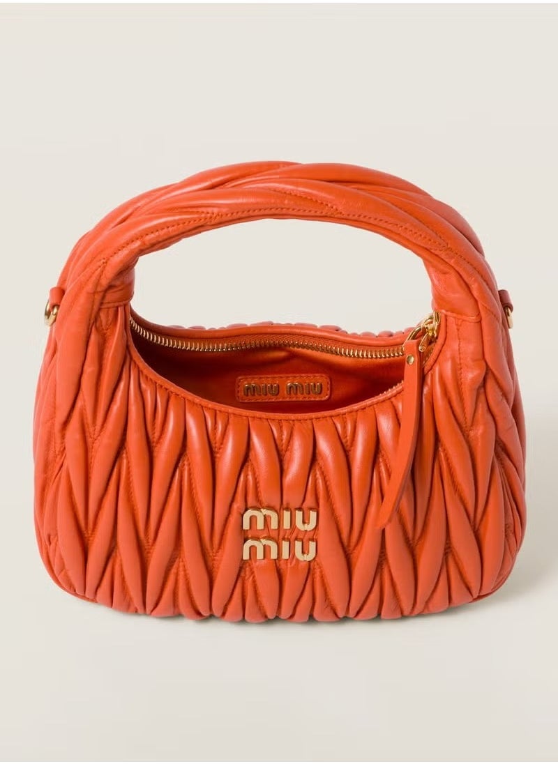 MIU Wander nappa leather hobo Shoulder Bag - pzsku/ZC8FBC8E871842D3C9DE8Z/45/_/1740541860/7871100f-7b15-439b-afd8-9f6fdd3aaea9