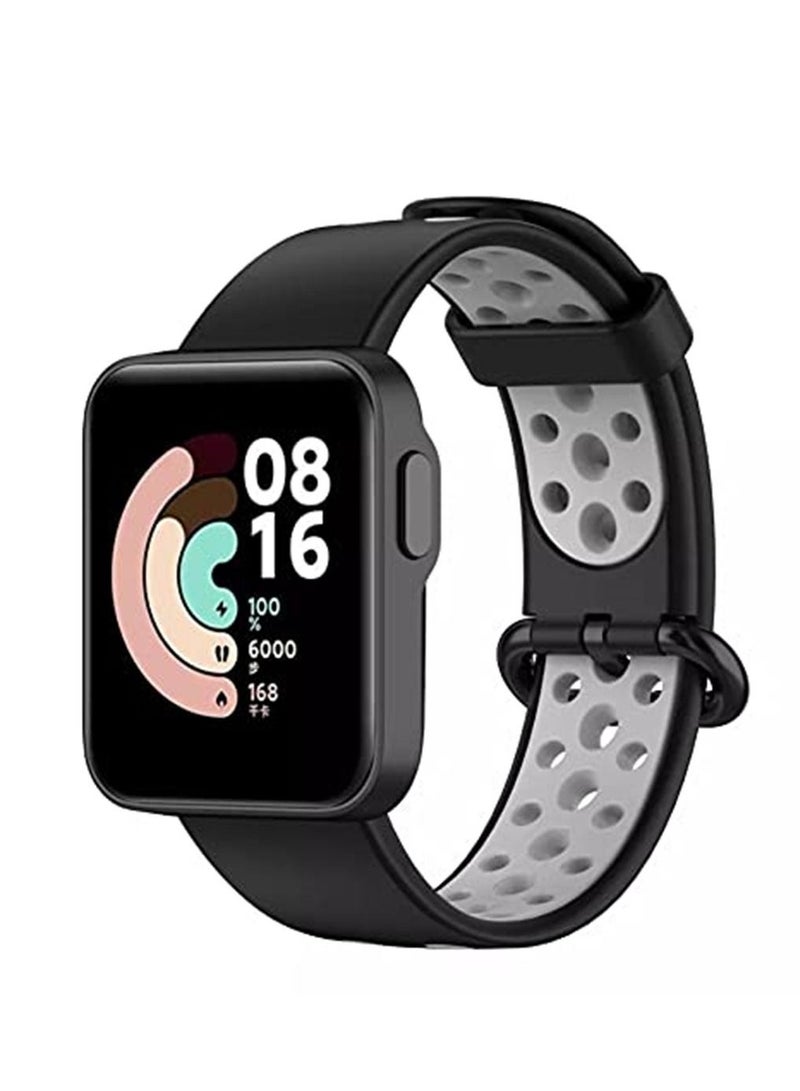 استبدال سوار سيليكون متوافق مع ووتش الذكية Lite2 الدخن - Image 1