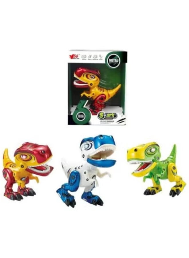 TOY GARDEN Dinosaur Toys for Kids | Alloy Metal Mechanical Dinosaur with Roaring Sound | Perfect Gift for Toddlers & Boys (Color May Vary) - Image 5
