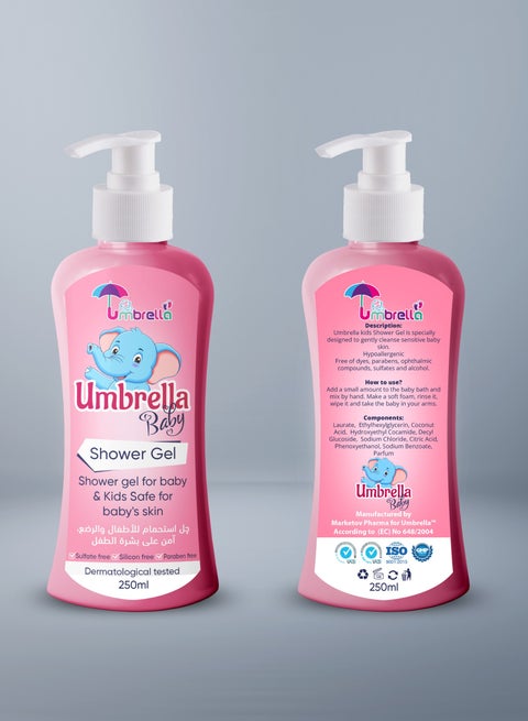 Umbrella shower gel for baby & kids safe for babies skin